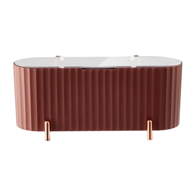 Caja de Almacenamiento de Cosméticos para Escritorio Organizador Antipolvo de Maquillaje Joyero Organizador