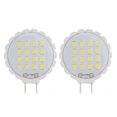 thumbnail image 1 of Bombillas LED G8 de dos pines de 3 W, paquete de 2, equivalente a halógeno de 30 W, ideales para iluminación debajo de gabinetes de cocina, 120 V, blanco frío 6000 K, 1 of 8