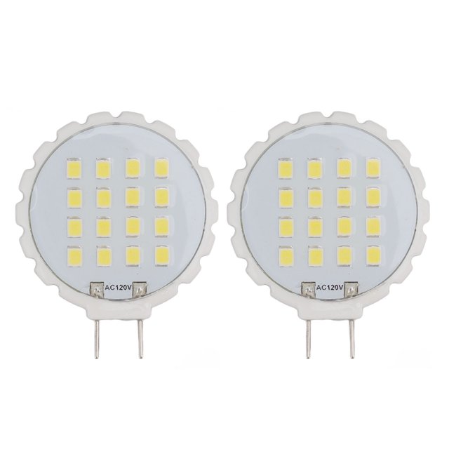 Bombillas LED G8 de dos pines de 3 W, paquete de 2, equivalente a halógeno de 30 W, ideales para iluminación debajo de gabinetes de cocina, 120 V, blanco frío 6000 K