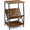 Rustic Brown, variant on BarefHaven Industrial Side Table, 3-Tier Accent End Table with Small Book Record Shelve, Metal Frame, Scratch-Resistant Top, Small Bookcase, Record Player Stand for Living Room, Bedroom (2, Beech)