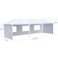 thumbnail image 2 of BaPiPro 10'×30' Canopy Tent with 5 Detachable Sidewalls, Portable Sidewall-Free Design, Easy Setup Waterproof for Outdoor Wedding Part Event, Patio Garden, White, 2 of 8