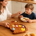 thumbnail image 5 of Happy Easter Bunny Wooden Charcuterie Board, Funny Egg Decor Serving Platter for Holiday Snacks and Treats, Easter Party Centerpiece, Kitchen Table Decoration, 5 of 6