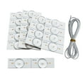 thumbnail image 1 of Yeacher 20PCS Lamp Beads with Optical Lens Fliter for 32-65 LED TV with 2M Wire Led Light Strip Parts Accessories, 1 of 6