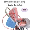 thumbnail image 3 of Mingxiong Organizador lateral de malla para cochecito, 2 piezas, azul, 3 of 6