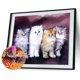 thumbnail image 4 of Kit DIY 5D Familia Gatos Taladro Imagen Artesanal Cgtredaw, 4 of 9