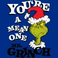 thumbnail image 2 of Junior's Dr. Seuss Christmas Grinch You're a Mean One Portrait  Graphic T-Shirt, 2 of 3