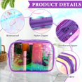 thumbnail image 3 of Bolsas de maquillaje Saintrygo, 18 unidades, bolsa de cosméticos de PVC transparente, 3 of 6