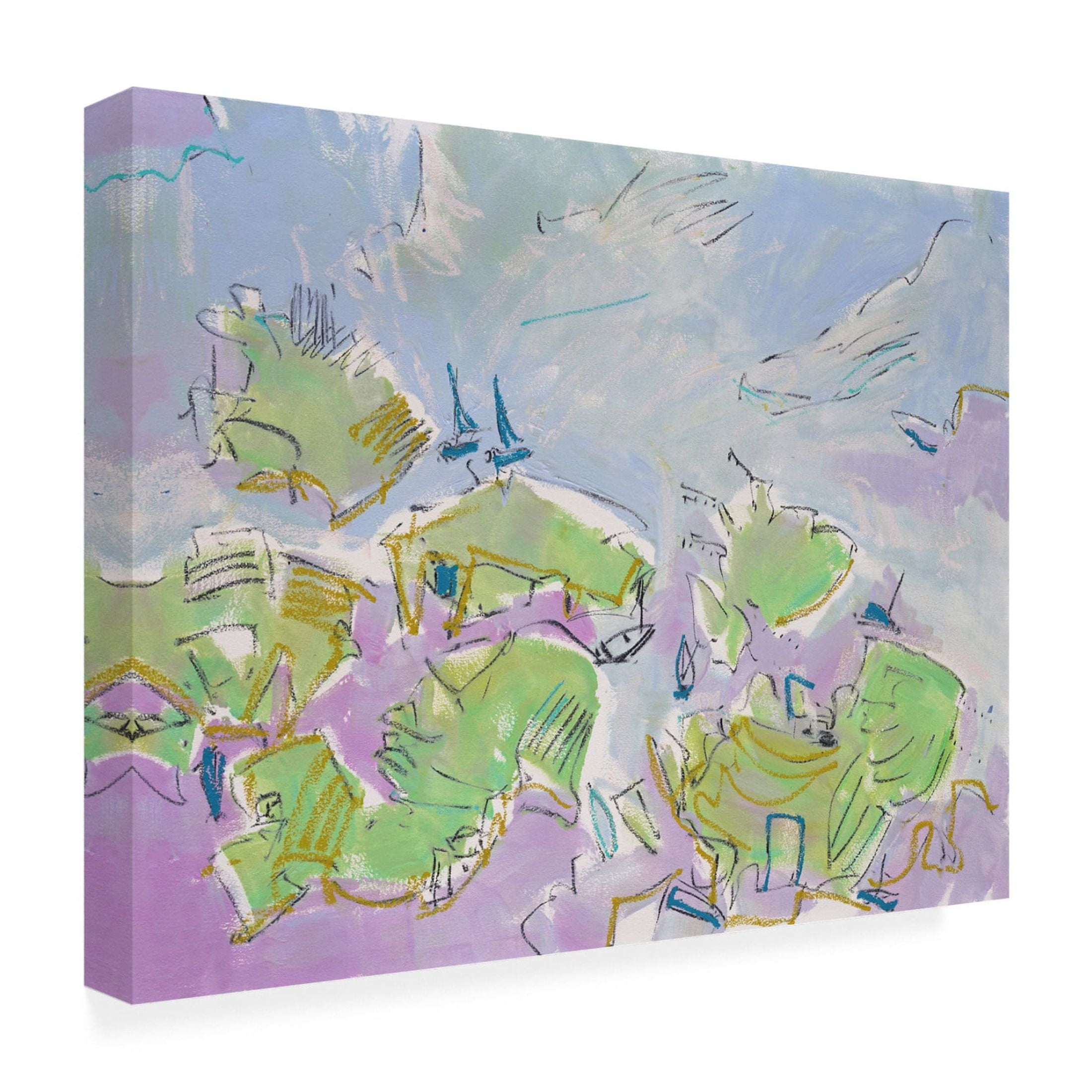 Trademark Fine Art Dorothy Fagan  Island II Canvas Wall Art