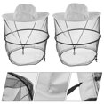 thumbnail image 3 of 2 piezas de sombrero portátil para apicultor, práctico sombrero de red para la cabeza, sombrero profesional con red para insectos, accesorio para apicultor, 3 of 7