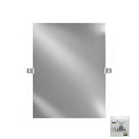 - Afina Corporation RM-616-SN-C 16X26 RECTANGULAR FRAMELESS WITH TILT BRACKETS SATIN NICKEL CONTEMPORARY BRACKETS