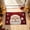A, variant on Lumulena 40 × 60cm Christmas Mat - Delicate Edging, Anti Slip and Dirt Resistant Foot Pad, Crystal Velvet Floor Carpet, Entrance Holiday Decoration for Bedroom and Living Room in The Foyer