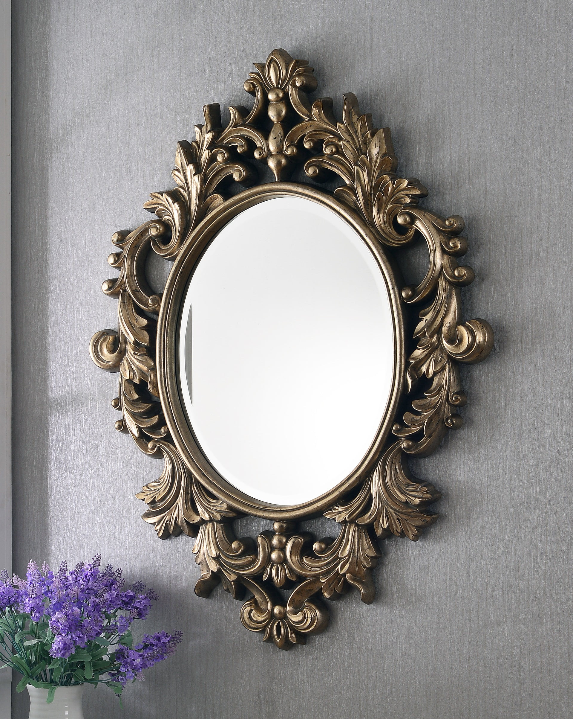 Kenroy Home Louis Wall Mirror, Silver Leaf - Walmart.com