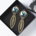 thumbnail image 4 of Peacock Reading Accessories: Vintage Copper - Set of 2 Stainless Steel Book Markers for Book Lovers and Readers, 4 of 5