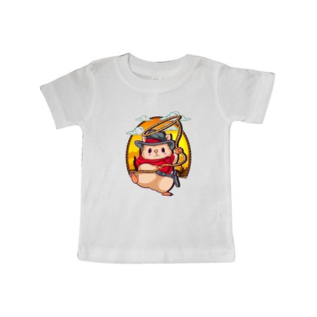 

Inktastic Cowboy Baby Clothes Hamster Gift Baby Boy or Baby Girl T-Shirt