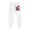 thumbnail image 3 of Women’s Lined Sweatpants Wide Straight Leg Pants Bottom Sweatpants Joggers Pants Workout High Waisted Yoga Pants With Pockets Women Pants Suits Casual Petite Pant Suits for Women Casual Dress Pants, 3 of 3
