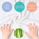 thumbnail image 3 of Toalla De Baño Con Capucha Para Bebé, Fibra De Bambú Orgánica, Capa De Baño Para Bebé Absorbente Extra Suave, Albornoz De Bebé Transpirable Blanco Para Niños, Recién Nacidos TUNC Sencillez, 3 of 5