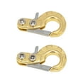 thumbnail image 2 of lionlar 2x RC Metal Trailer Hook Winch Hook Replacements for Axial SCX10 cc01 Modification RC Hobby Car Golden, 2 of 7