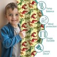 thumbnail image 3 of Blackout Kids Curtains,Yellow Cartoon Dinosaurs Pattern Childrens Insulated Curtains Set Of 2,Bedroom Essentials,Toddler Room Decor 42"x84", 3 of 5
