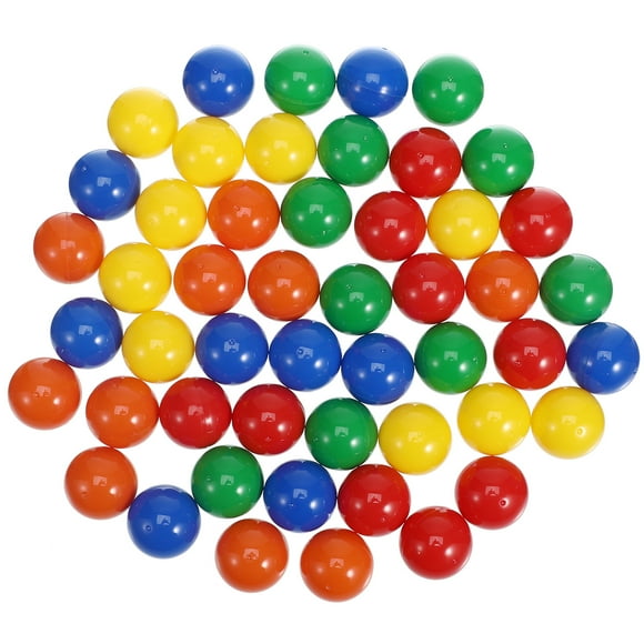 50 bolas de lotería, adornos para rifa, sorteos, fiestas, actividades, bolas de plástico, accesorios.