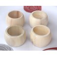 thumbnail image 2 of Homebia Designs Wooden Napkin Ring, Napkin Rings Set of 12, Ring Napkin, Handmade Napkin Ring Perfect for Halloween Harvest Autumn Fall Thanksgiving Holiday Christmas Xmas Gift Décor - Natural, 2 of 8