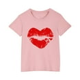thumbnail image 1 of Zpanxa Chemises Filles T-Shirt à Imprimé d'Halloween Col Rond Manches Courtes Haut Mode en Coton 9 Ans, 1 of 4