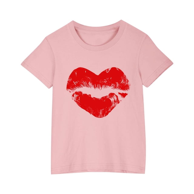 Zpanxa Chemises Filles T-Shirt à Imprimé d'Halloween Col Rond Manches Courtes Haut Mode en Coton 9 Ans