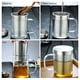 thumbnail image 5 of Wosthever Taza de té, taza de cristal, suministros para el hogar, 3 capas, mano de obra fina, accesorios prácticos para el hogar de acero Artesanía, 5 of 6