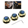 thumbnail image 4 of Guitar Control Knobs Volumn Inlaid Shell Compatible for Electric Guitar / Bass Golden, 4 of 8