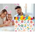 thumbnail image 5 of NIETEIN Cute Easter Basket Large Canvas Personalized Rabbit Design for Kids (Flower Easter Egg), 5 of 7