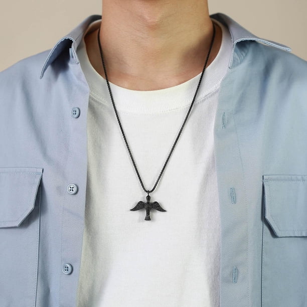 Collar de urna de cremación Fernando para cenizas negro para hombre Mujer Perro gato