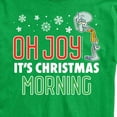 thumbnail image 3 of SpongeBob SquarePants - Oh Joy It's Christmas Morning Squidward - Men's Short Sleeve Graphic T-Shirt, 3 of 6