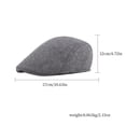 thumbnail image 2 of US 1 Pack Newsboy Hats for Men Classic Herringbone Tweed Wool Blend Flat Cap, 2 of 5