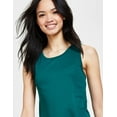 thumbnail image 2 of ID Ideology Women's Birdseye Mesh Tank Top Green Size Small, 2 of 3