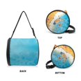 thumbnail image 3 of ZIATUBLE Beach Ocean Paper Towel Storage Case Starfish Shell Toilet Paper Holder Foldable Paper Towel Storage Bag Soft Hanging Paper Towel Dispenser Cover Accessories Decoration, 3 of 7