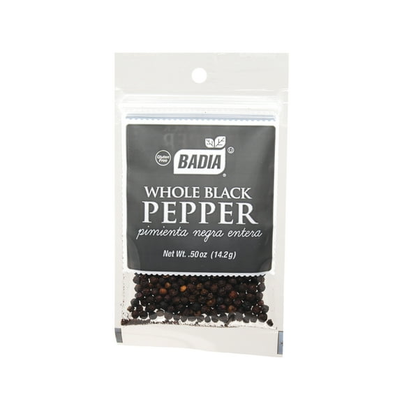 Badia Black Pepper Whole 0.5 oz