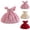 Pink, variant on ATOGUTA Dress for Girl Bridesmaid Summer Wedding Pageant Dresses Princess Birthday Party Size 1-5T, Beige