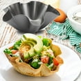 thumbnail image 2 of Tortilla Maker Carbon Steel Nonstick Taco Shell Maker Salad Bowl Tortilla Sheel Pan Kitchen Baking Tool, 2 of 7