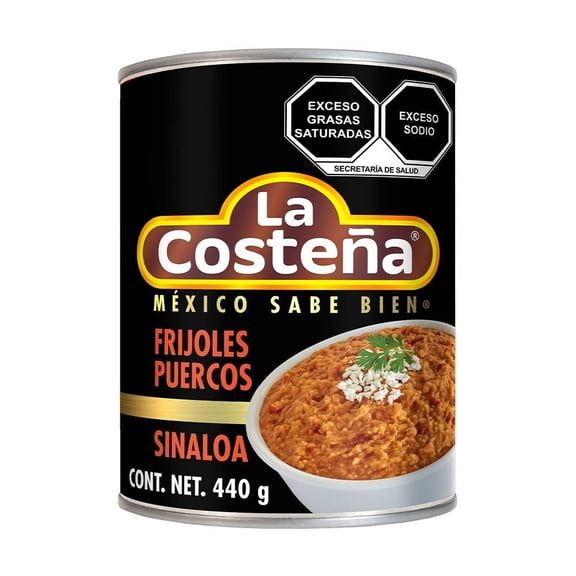 Frijoles puercos La Costeña Sinaloa 440 g