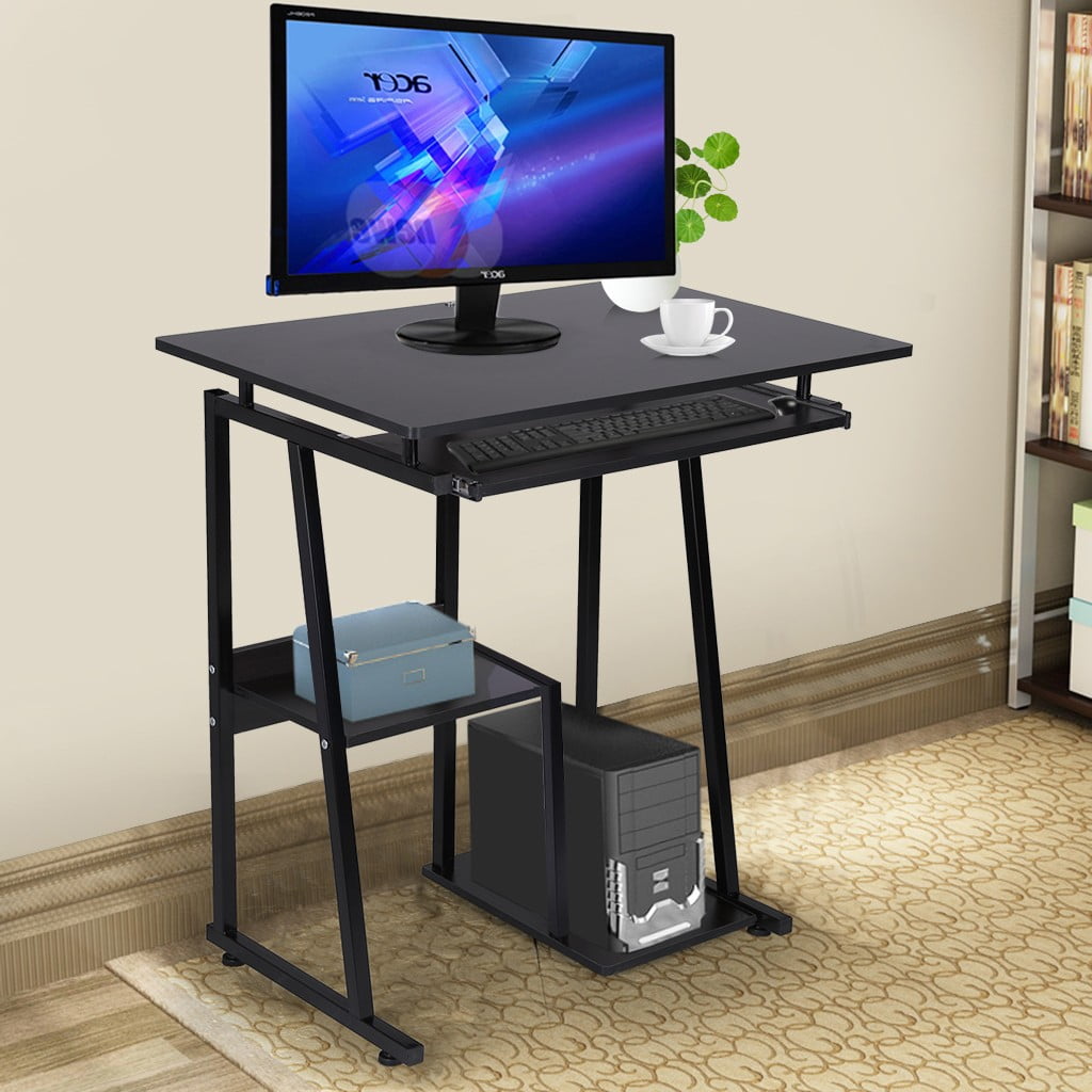 Buy Desktop Computer Desk Laptop Study Table Office Desk With Pullout