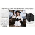 thumbnail image 6 of Girls Corset Dress Off Shoulder Bell Sleeve Fairy Dresses, 6 of 14