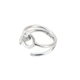 thumbnail image 2 of Anillo Círculo KETZALIA JOYERIA ARTESANAL de Plata Ley .925 T:6 Colección 2021, 2 of 3
