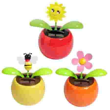 5 Solar Powered Dancing Flowers, Assorted Colors, No Water 5 Solar Powered Dancing Flowers, Assorted Colors, No Water