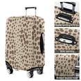 thumbnail image 5 of Beige and Brown Of Leopard Print Luggage Cover Fashion Suitcase Cover Baggage Covers Fit 25-28 Inch Luggage (Go Travel), 5 of 5