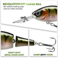 thumbnail image 3 of TRUSCEND Easy Catch SwimMax with BKK Hooks, Magic Noisy Wiggling and Vibrating Actions for More Bites, Lifelike Fishing Lures for Bass Trout Walleye Crappie, Strongest Dyneema Fiber Jointed Swimbait, 3 of 6