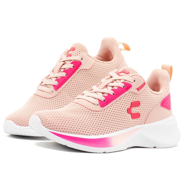 Tenis Charly Running Sport Textil Para Dama Color Rosa 22-26 rosa 23