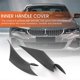 thumbnail image 4 of 2Pcs ABS Interior Door Handle Cover for -BMW Black, 4 of 5
