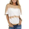thumbnail image 1 of New Women's Printed Top Loose Crewneck Short Sleeve T Shirt, 1 of 5