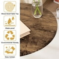 thumbnail image 4 of Coffee Table Modern Oval Coffee Tables Retro Center Table for Small Space Mid Century Coffee Table Rustic Accent Table for Living Room Home Office, Easy Assembly 22" D x 43" W x 18" H, 4 of 14