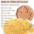 thumbnail image 4 of ACDANC 2Pcs Terracotta Brown Sugar Saver,Reusable Brown Sugar Keeper Terra Cotta Sugar Softener Container Disc for Food Storage Containers, 4 of 7