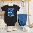 thumbnail image 3 of US Air Force Fly Fight Win Slogan Romper Boys or Girls Infant Baby Brisco Brands 12M, 3 of 6